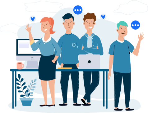 Ilustrasi tim Jobnation