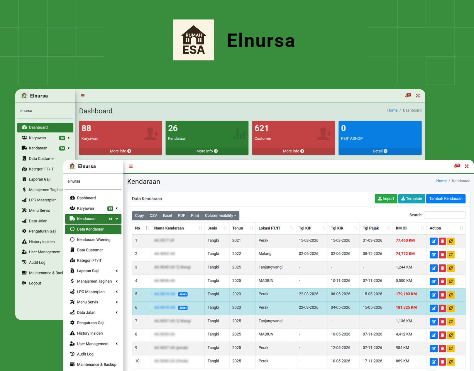 Internal management system