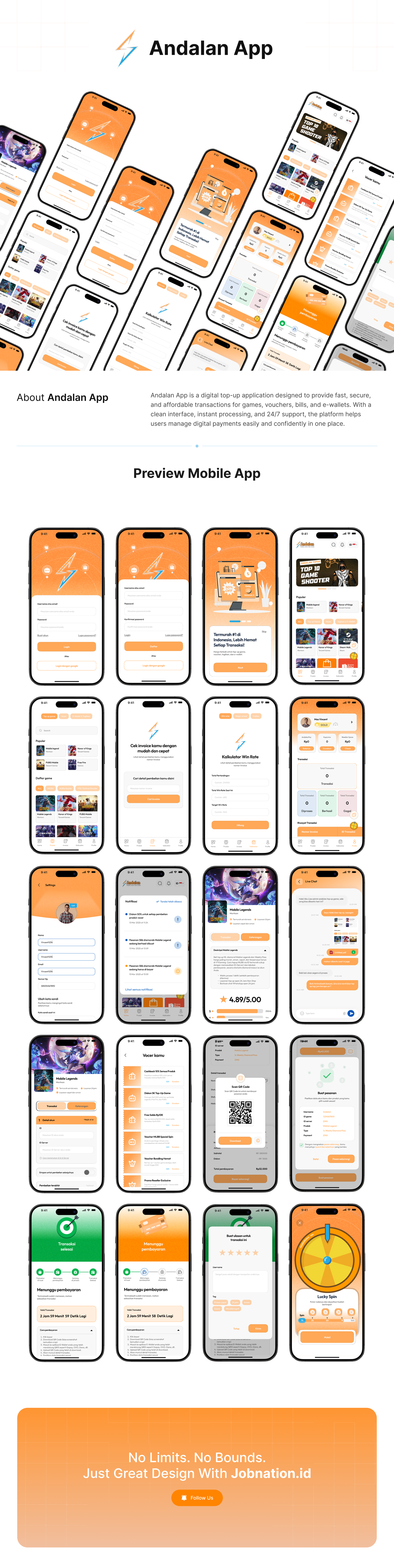 Preview Proyek Andalan App